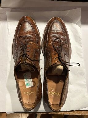 Alan Payne Deerskin Leather Men's Lace-Up Dress Shoes 11.5